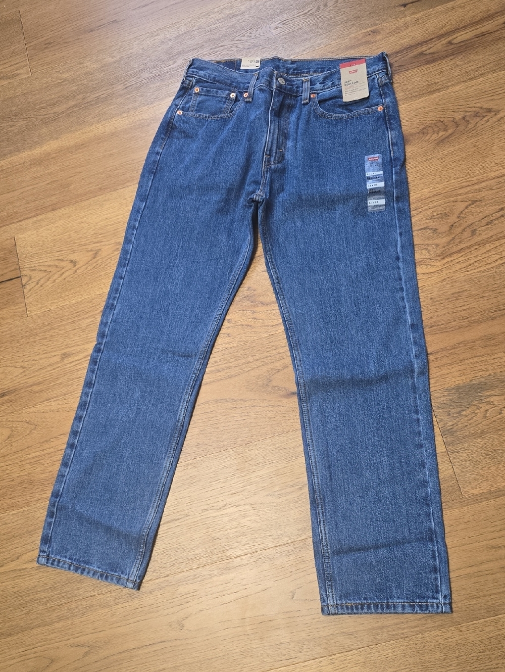 Levi's Men's Dark Blue Straight Jeans